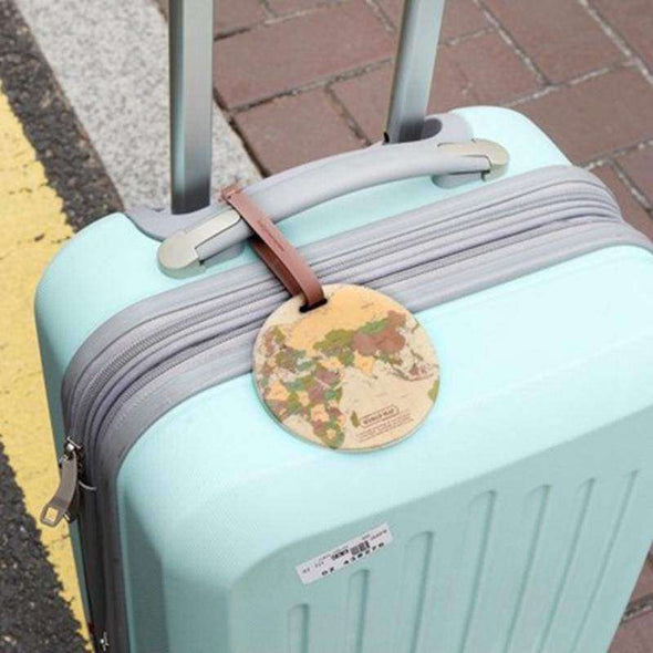 Fashion Map Luggage Tag - Love Travel Share