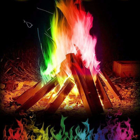 Mystical Fire Magic Tricks Coloured Flames - Love Travel Share
