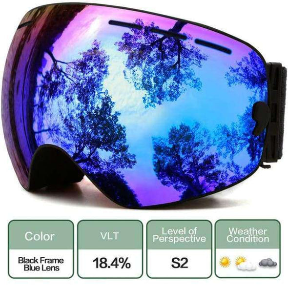 Ski Goggles with Anti-fog UV Protection - Love Travel Share